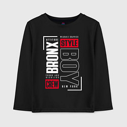 Детский лонгслив Bronx style