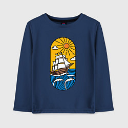 Детский лонгслив Sunny ship