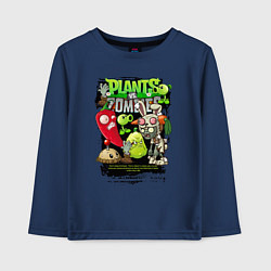 Детский лонгслив Растения против зомби с перчиком