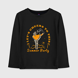 Детский лонгслив Summer party