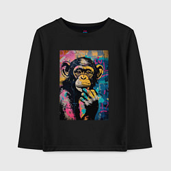 Детский лонгслив Cute monkey