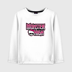 Детский лонгслив Monster High надпись