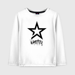 Лонгслив хлопковый детский Vasiliy - star, цвет: белый