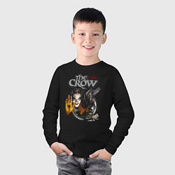 Лонгслив хлопковый детский The Crow: It cant rain all the time, цвет: черный — фото 2