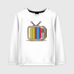 Детский лонгслив Retro television