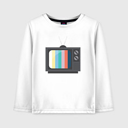 Детский лонгслив Old television