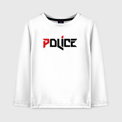 Детский лонгслив Police