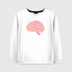 Детский лонгслив Мозг иллюстрация