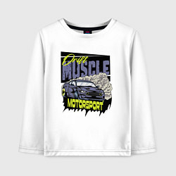 Детский лонгслив Drift muscle