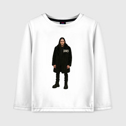 Детский лонгслив Bones во весь рост