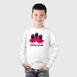 Лонгслив хлопковый детский Стражи игры, цвет: белый — фото 2