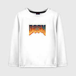 Детский лонгслив Doom ultimate logo