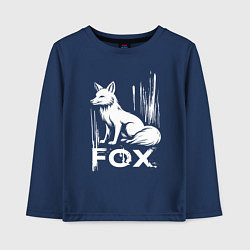 Детский лонгслив Лисий стиль