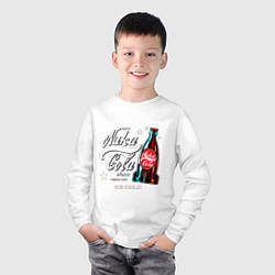 Лонгслив хлопковый детский Nuka cola - Fallout, цвет: белый — фото 2