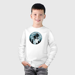 Лонгслив хлопковый детский Xenomorph ET, цвет: белый — фото 2