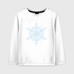 Лонгслив хлопковый детский Акадза 3 высшая луна, цвет: белый