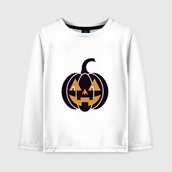 Детский лонгслив Тыква Джек фонарь Хэллоуин