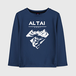 Детский лонгслив Алтайский край горы
