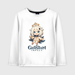 Детский лонгслив Чиби Паймон Genshin Impact