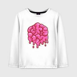 Детский лонгслив Dripping brain