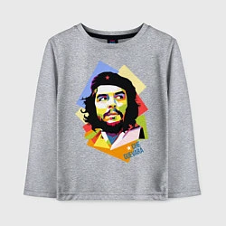 Лонгслив хлопковый детский Che Guevara Art, цвет: меланж