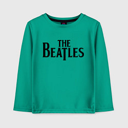 Лонгслив хлопковый детский The Beatles, цвет: зеленый