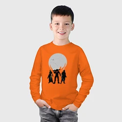 Лонгслив хлопковый детский Destiny Guardians, цвет: оранжевый — фото 2
