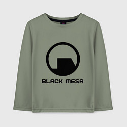 Лонгслив хлопковый детский Black Mesa: Logo, цвет: авокадо