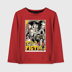 Лонгслив хлопковый детский Pulp Fiction Stories, цвет: красный