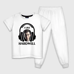 Пижама хлопковая детская I like Hardwell, цвет: белый