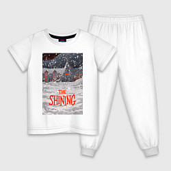 Пижама хлопковая детская The Shining, цвет: белый