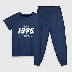 Пижама хлопковая детская Limited Edition 1975, цвет: тёмно-синий