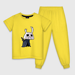 Пижама хлопковая детская Hollow Knight, цвет: желтый