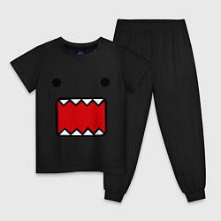 Пижама хлопковая детская Domo!, цвет: черный