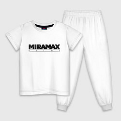 Пижама хлопковая детская Miramax Film, цвет: белый