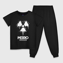 Пижама хлопковая детская METRO EXODUS цвета черный — фото 1