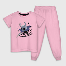 Пижама хлопковая детская Hollow Knight, цвет: светло-розовый