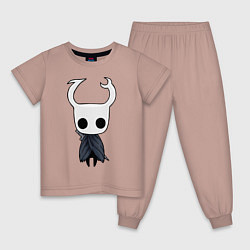 Пижама хлопковая детская Рыцарь Hollow Knight, цвет: пыльно-розовый