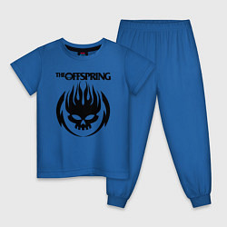 Пижама хлопковая детская THE OFFSPRING, цвет: синий