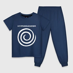 Пижама хлопковая детская HYPNODANCER, цвет: тёмно-синий