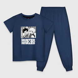 Пижама хлопковая детская Hunter x Hunter Killua Gon, цвет: тёмно-синий