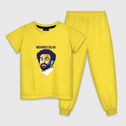 Пижама хлопковая детская Salah Liverpool, цвет: желтый