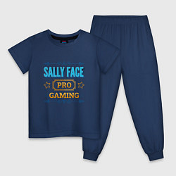 Пижама хлопковая детская Sally Face PRO Gaming, цвет: тёмно-синий