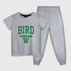 Пижама хлопковая детская Bird - Boston, цвет: меланж