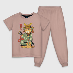 Детская пижама Samurai battle cat