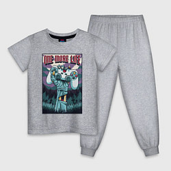 Пижама хлопковая детская One more life, цвет: меланж