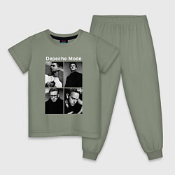 Пижама хлопковая детская Depeche Mode Violator 2, цвет: авокадо