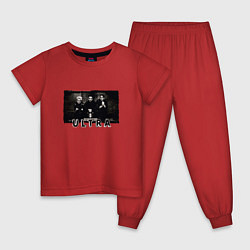 Пижама хлопковая детская Depeche Mode - Ultra, цвет: красный