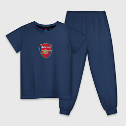 Пижама хлопковая детская Arsenal fc sport club, цвет: тёмно-синий