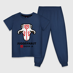 Пижама хлопковая детская Juggernaut Dota 2, цвет: тёмно-синий